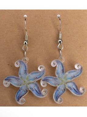 Starfish Design Earrings Fashion Jewelry